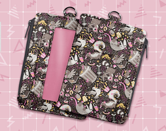 Trash Mammals ID Wallet + Lanyard