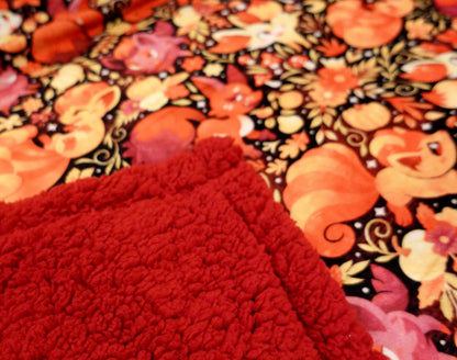 Forest Foxes Blanket