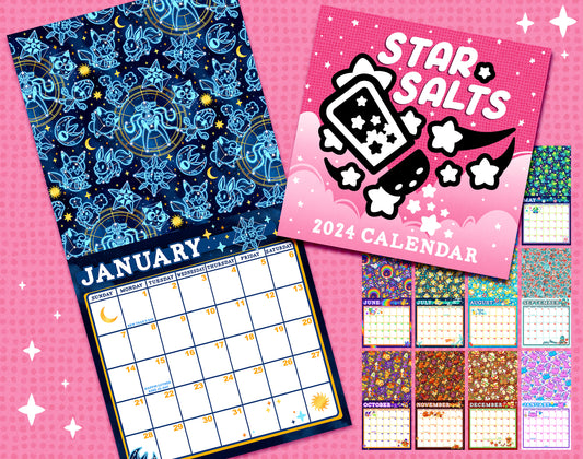 StarSalts 2024 Wall Calendar