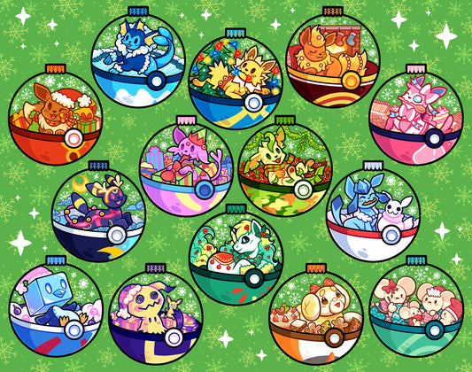 Pokemon 2.5" Acrylic Ornament Bundles