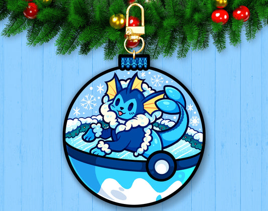 Vaporeon 2.5" Acrylic Ornament