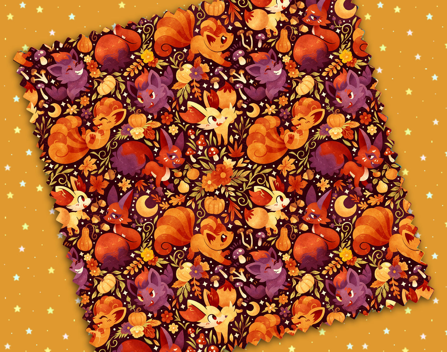 Forest Foxes Microfiber Cloth