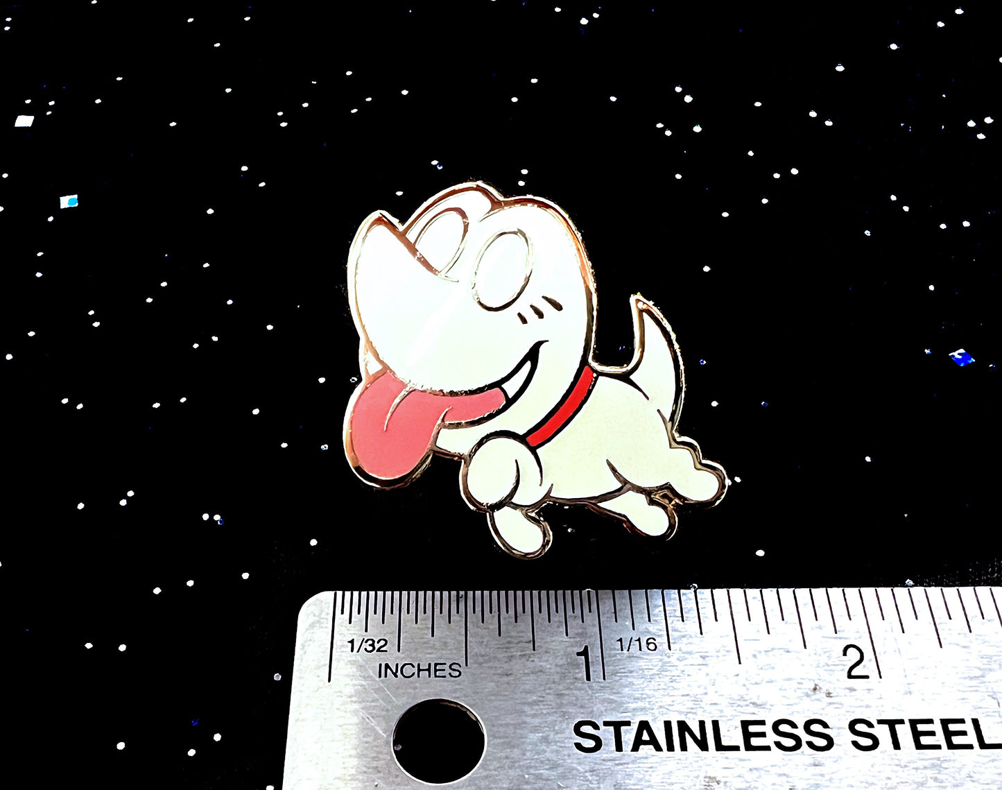 Polterpup Enamel Pin