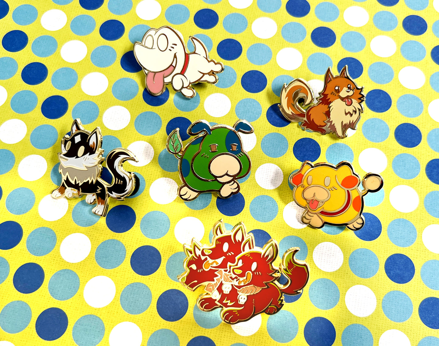 Oatchi Enamel Pin