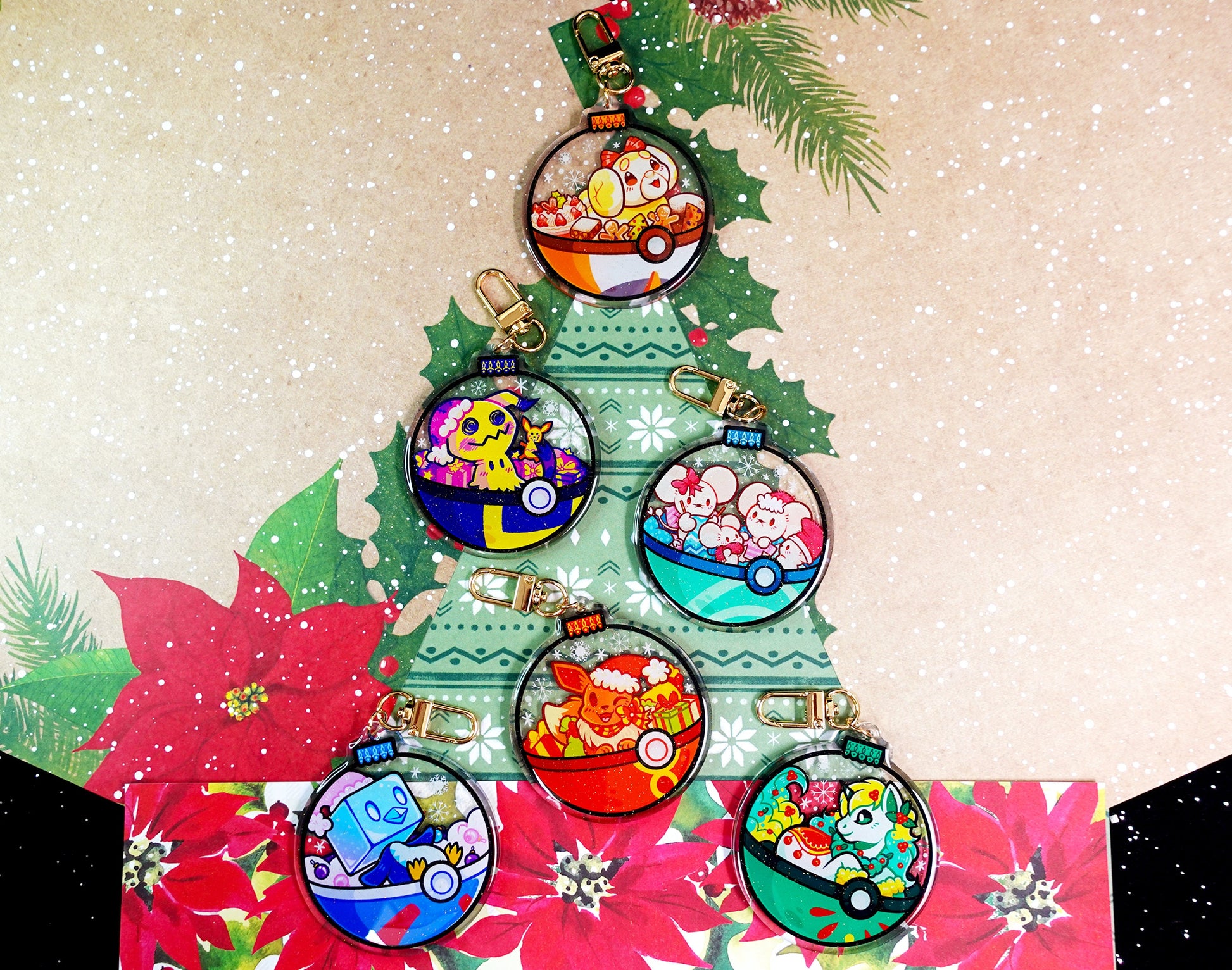pokemon card ornament Maushold 2.5