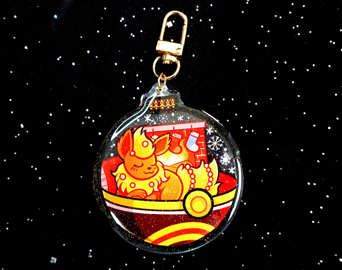 Flareon 2.5" Acrylic Ornament
