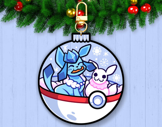 Glaceon 2.5" Acrylic Ornament