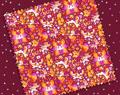 Lesbian Pride Microfiber Cloth