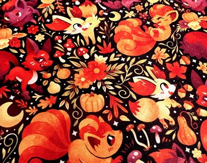 Forest Foxes Jumbo Desk Mat