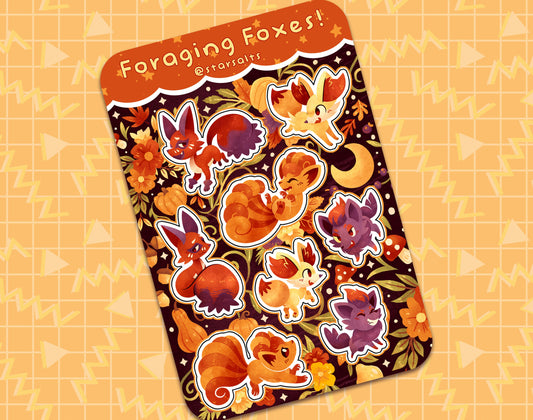 4x6 Fox Forest Sticker Sheet