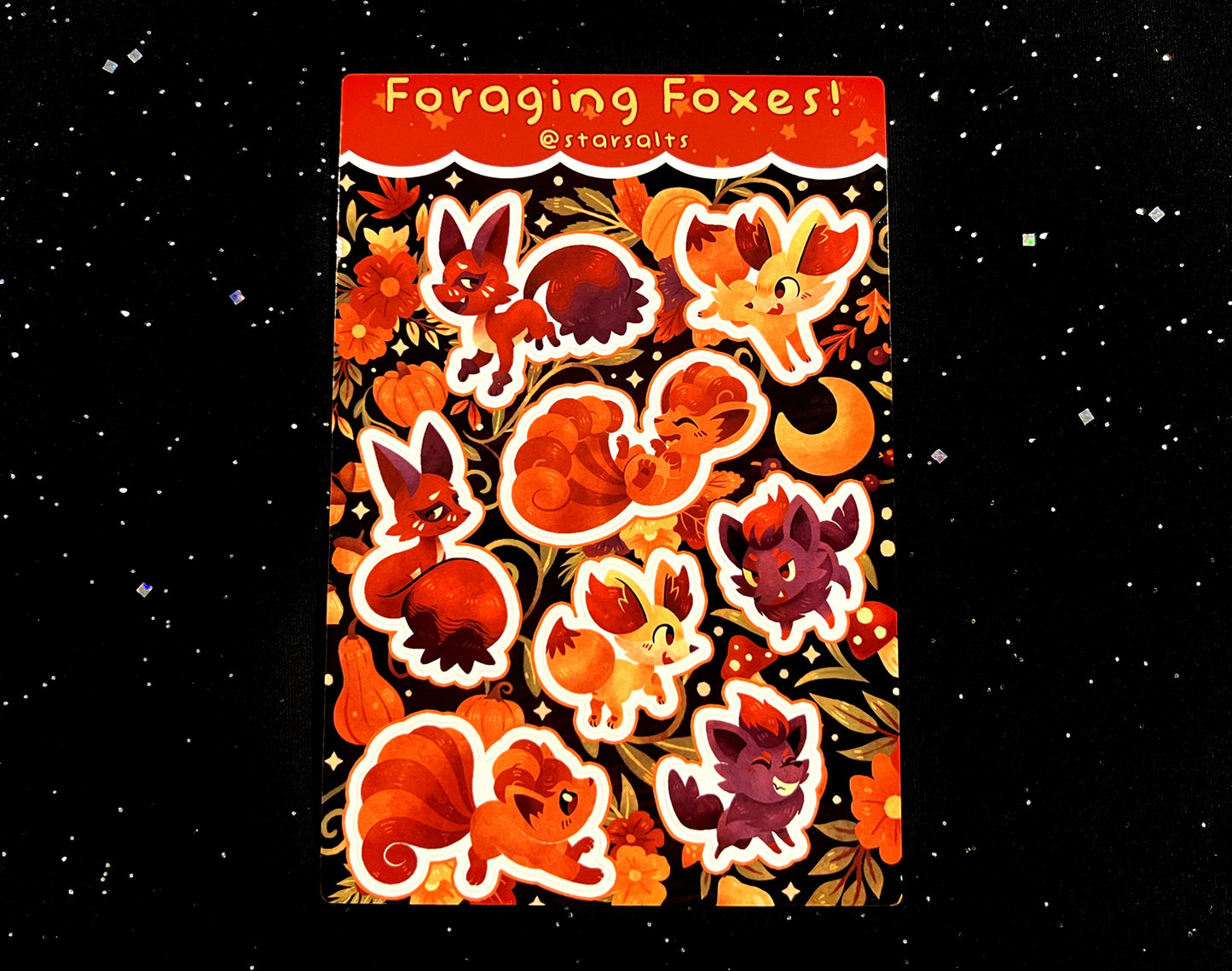 4x6 Fox Forest Sticker Sheet