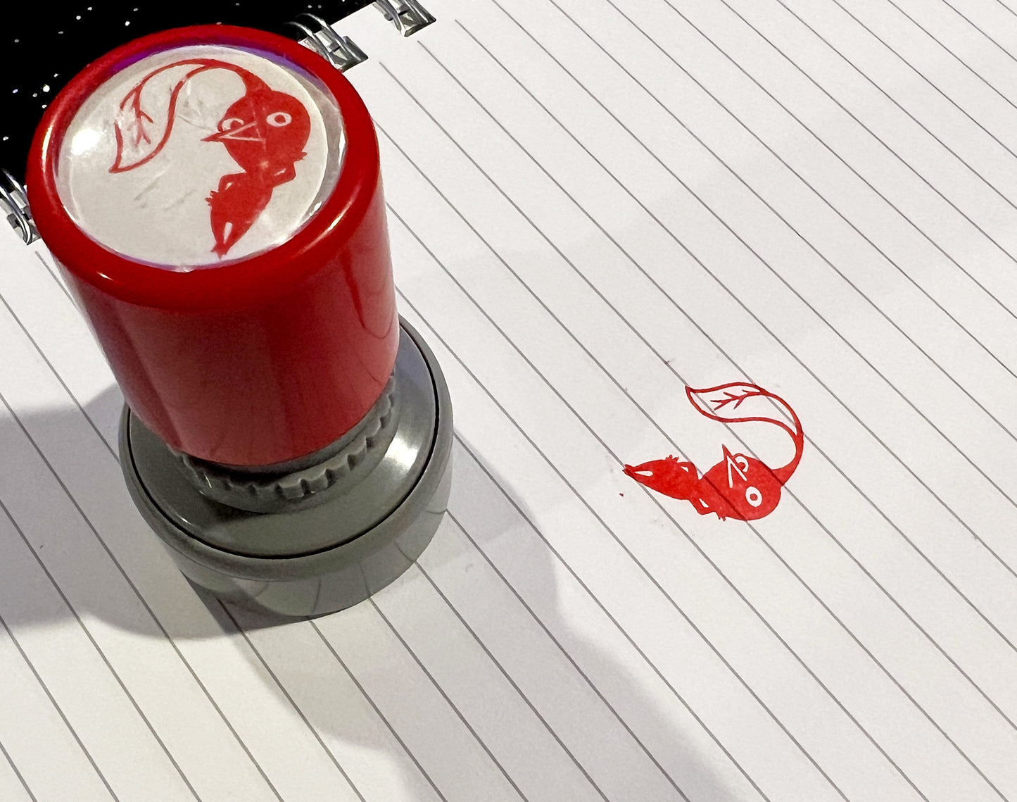 Lounging Pikmin Self-Inking Stamp