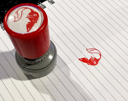 Lounging Pikmin Self-Inking Stamp