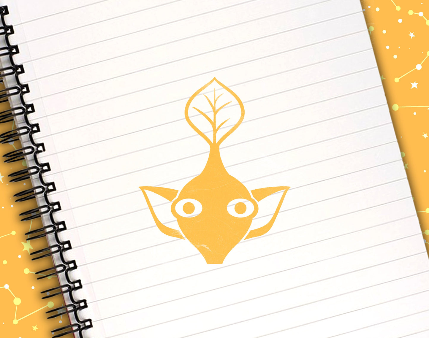 Yellow Pikmin Self-Inking Stamp