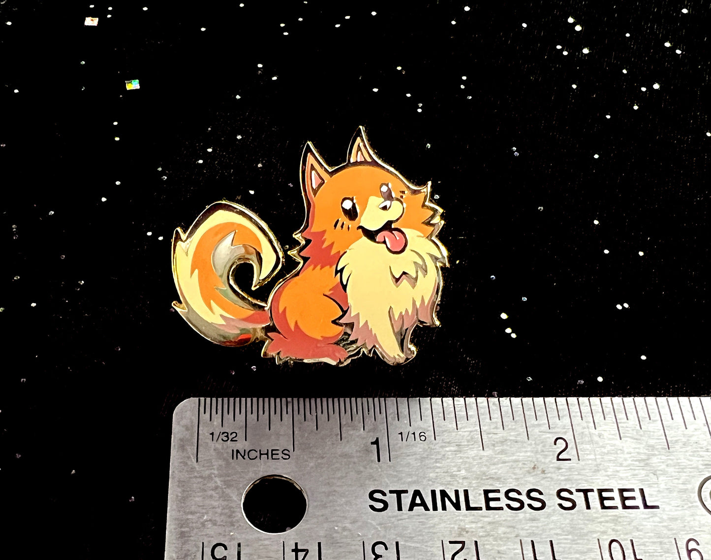 Missle Enamel Pin