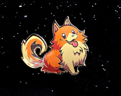 Missle Enamel Pin