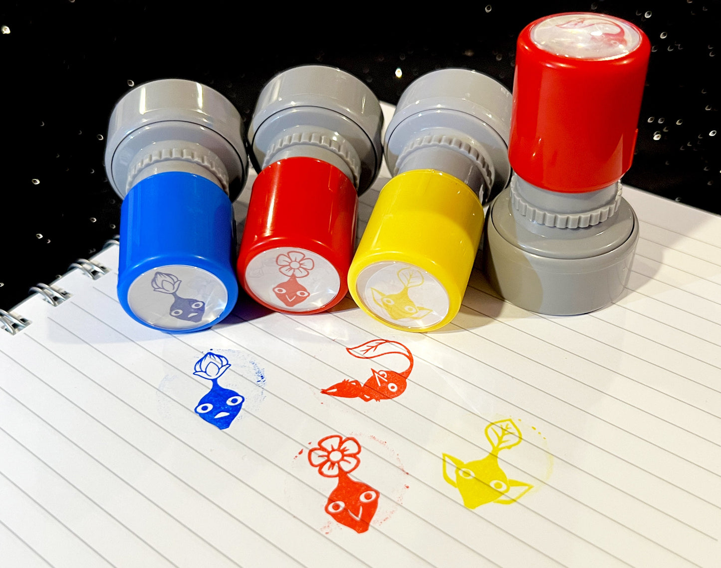 Lounging Pikmin Self-Inking Stamp
