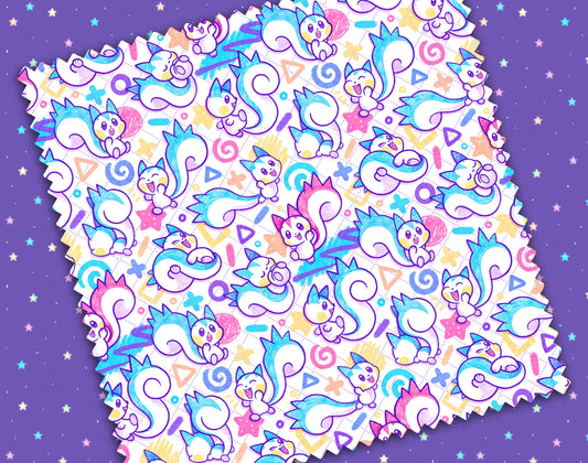 Playful Pachirisu Microfiber Cloth