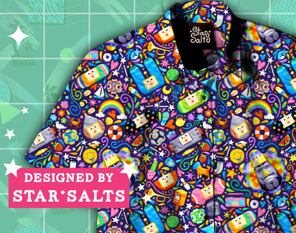 Katamari Khaos Button Up Shirt
