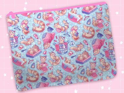 Fuzzy Furret Cosmetic Bag