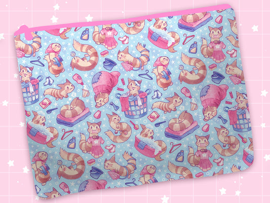 Fuzzy Furret Cosmetic Bag