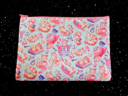 Fuzzy Furret Cosmetic Bag