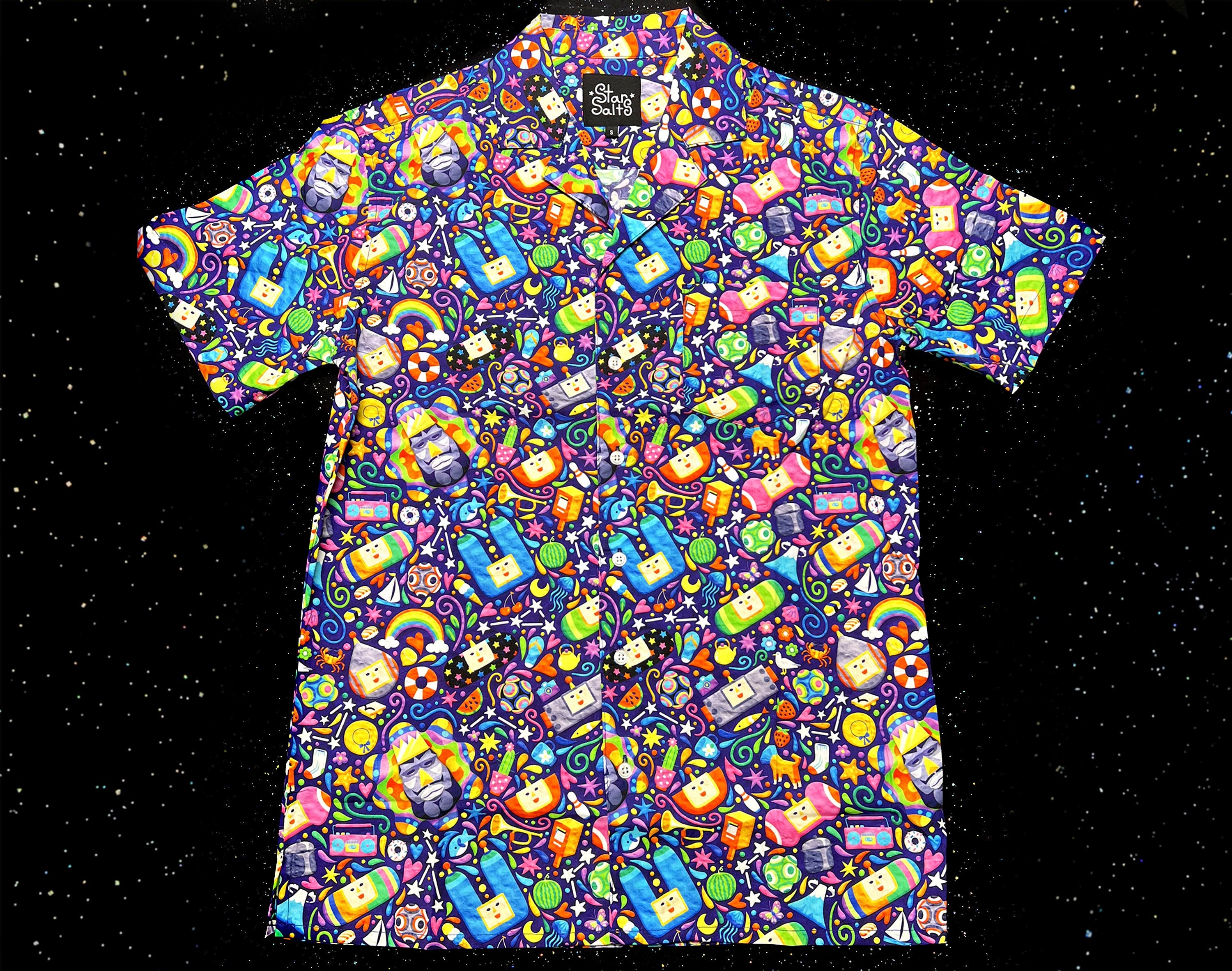 Katamari Khaos Button Up Shirt – Star⭑Salts