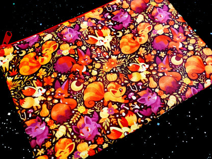 Forest Foxes Cosmetic Bag