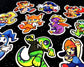 Video Game Mascot Stickers