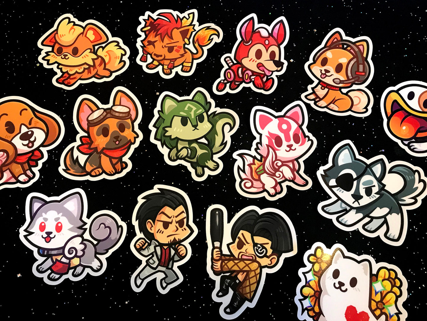 Game Dog Stickers