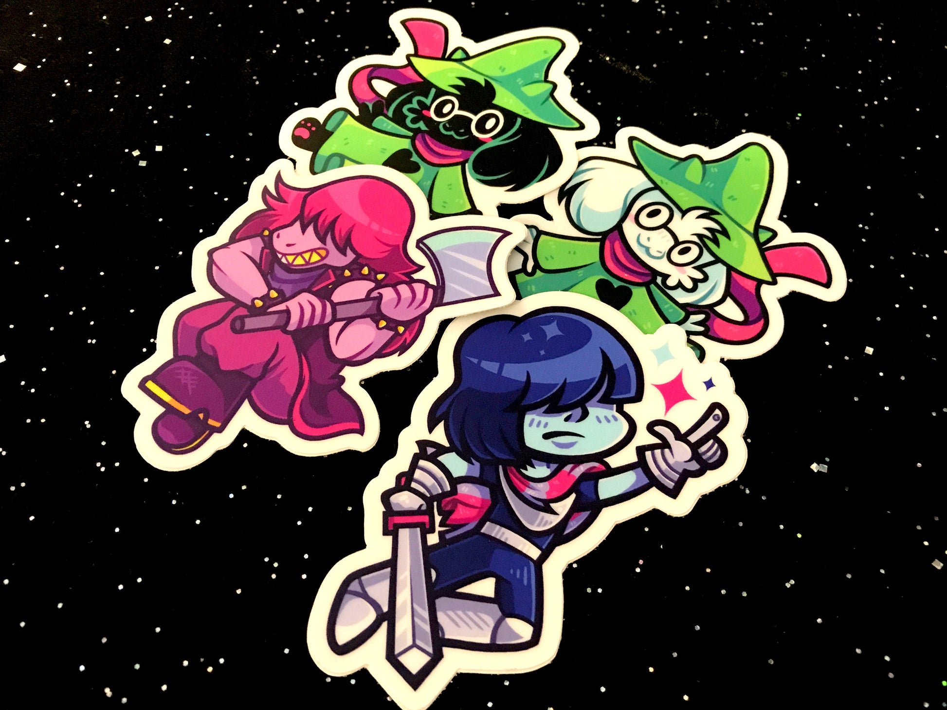  Deltarune - Cats Sticker Vinyl Bumper Sticker Decal Waterproof  5