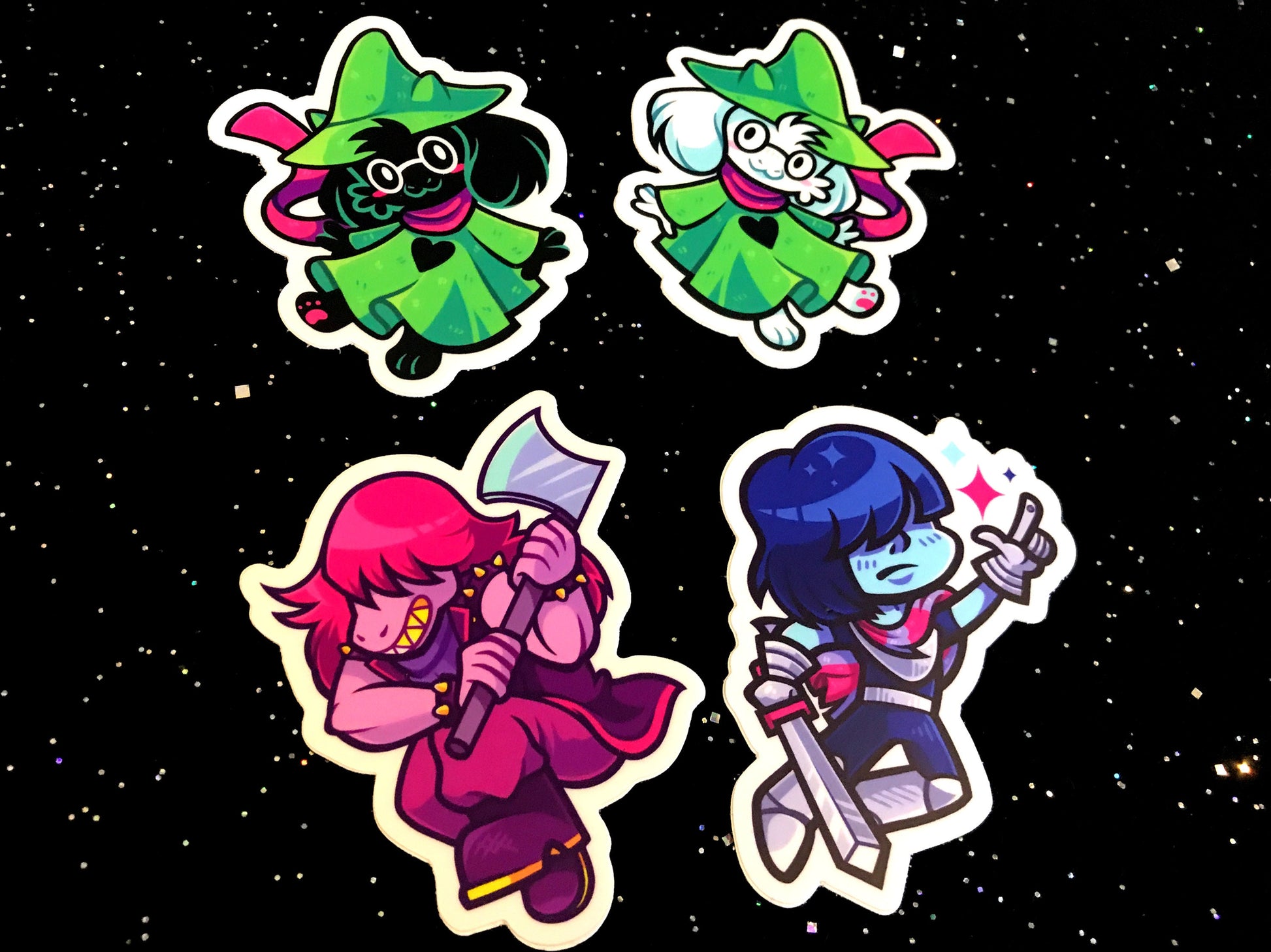  Deltarune - Cats Sticker Vinyl Bumper Sticker Decal