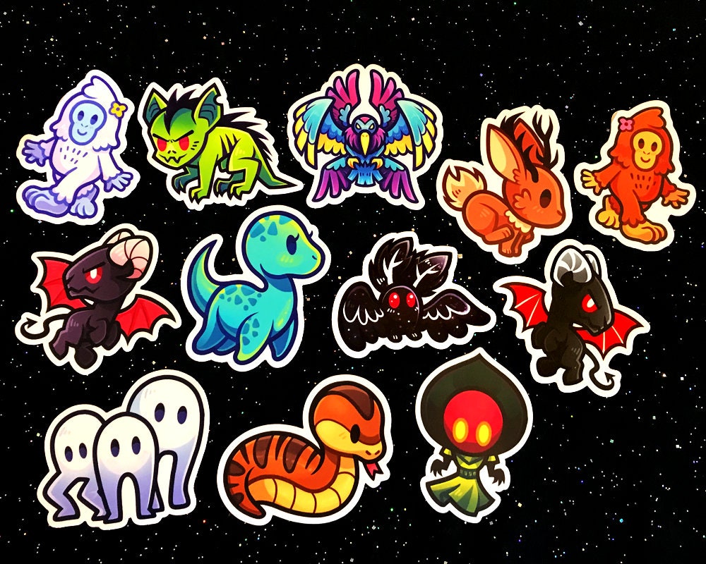 Cryptid Stickers