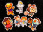 Food Crossing Stickers