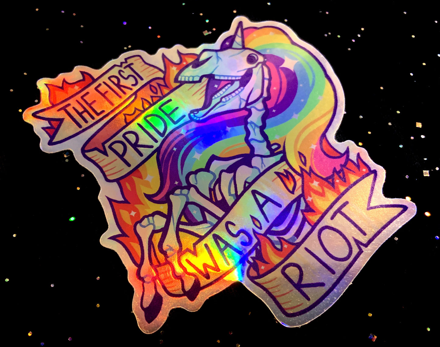 Rainbow Riot (Holo) Sticker