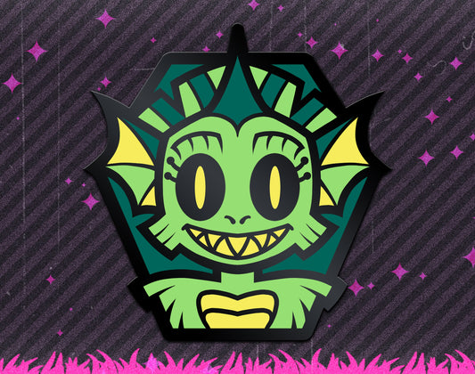 Monster GRRLS "Swamp Monster" Pin