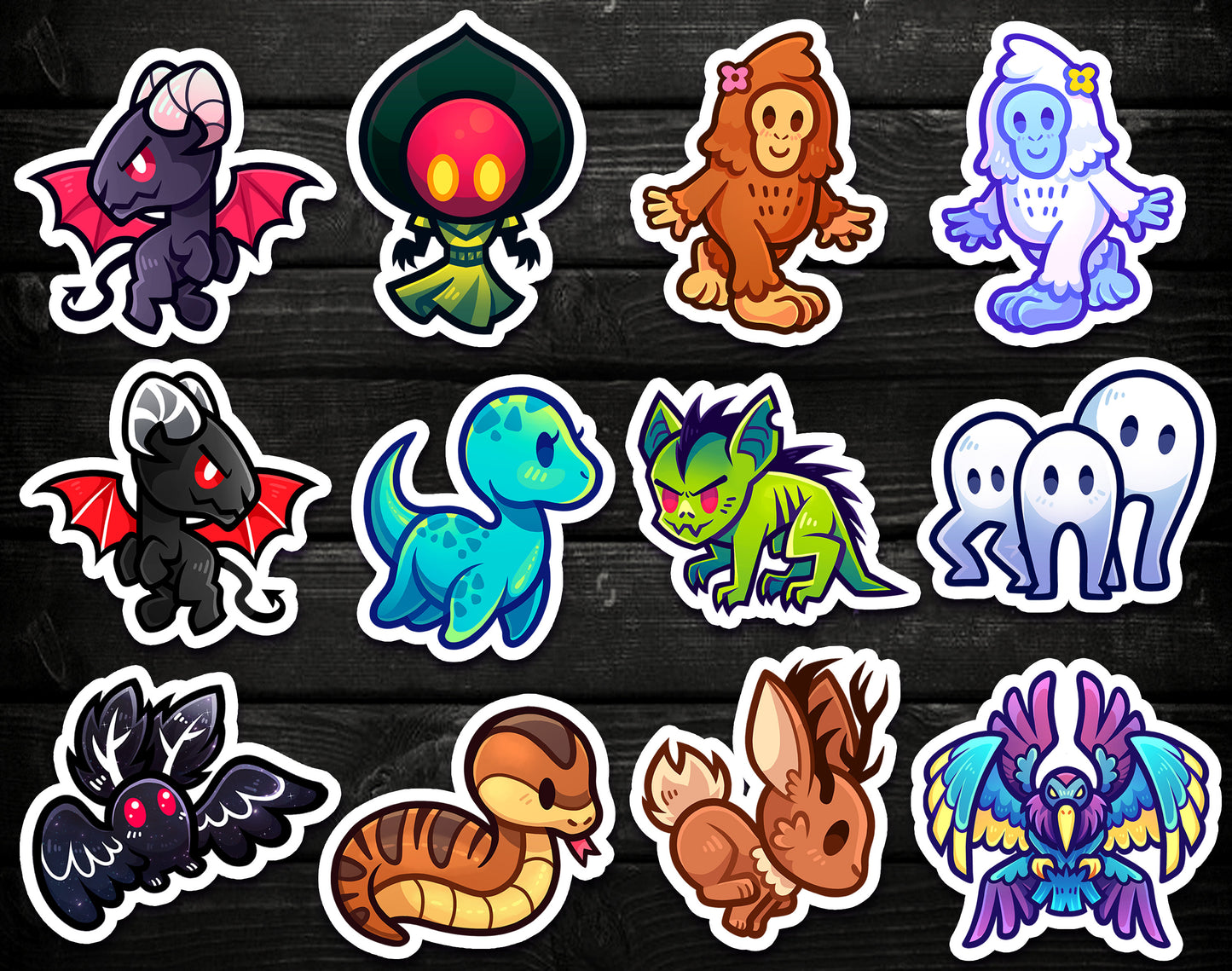 Cryptid Stickers