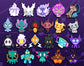 Full Set of Ghosties Soft Enamel Pins
