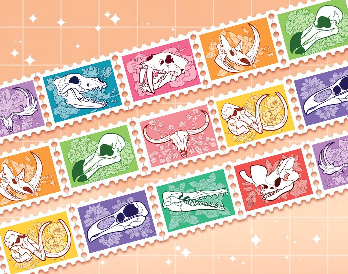 Frigid Friends Stamp Washi Tape