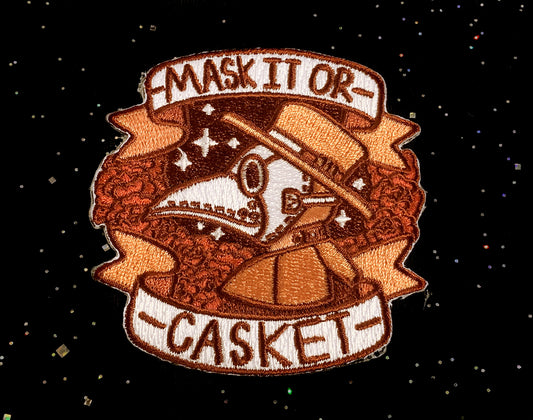 Mask It Embroidered Patch