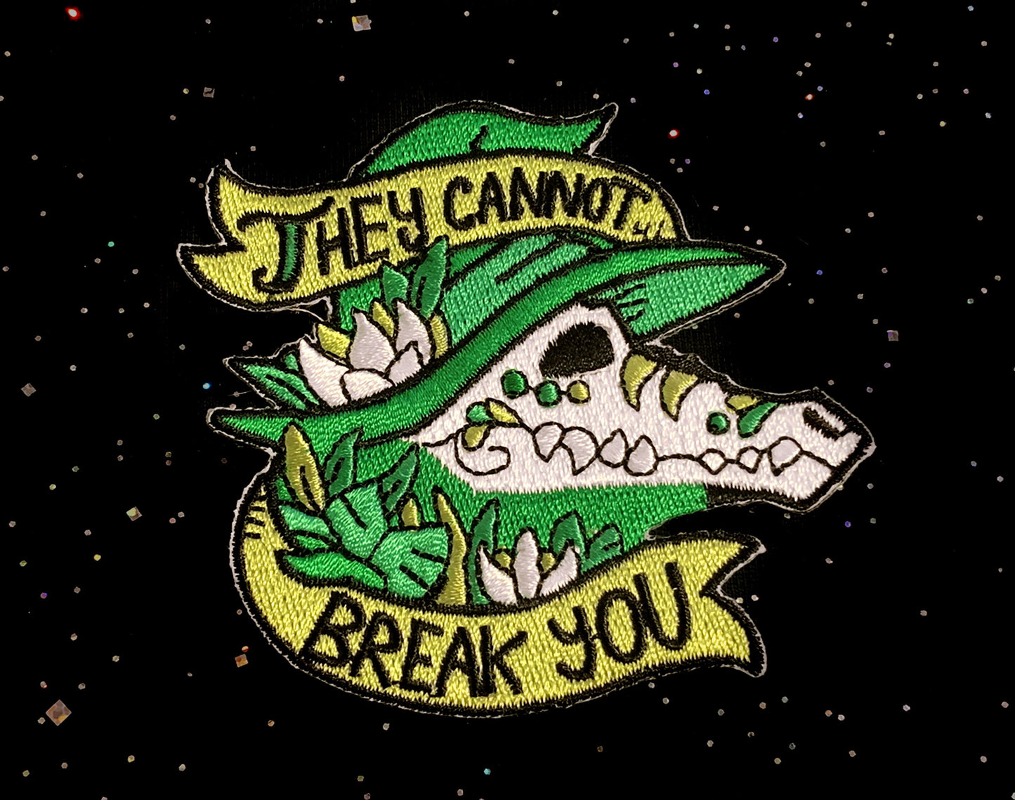Crocodile Embroidered Patch