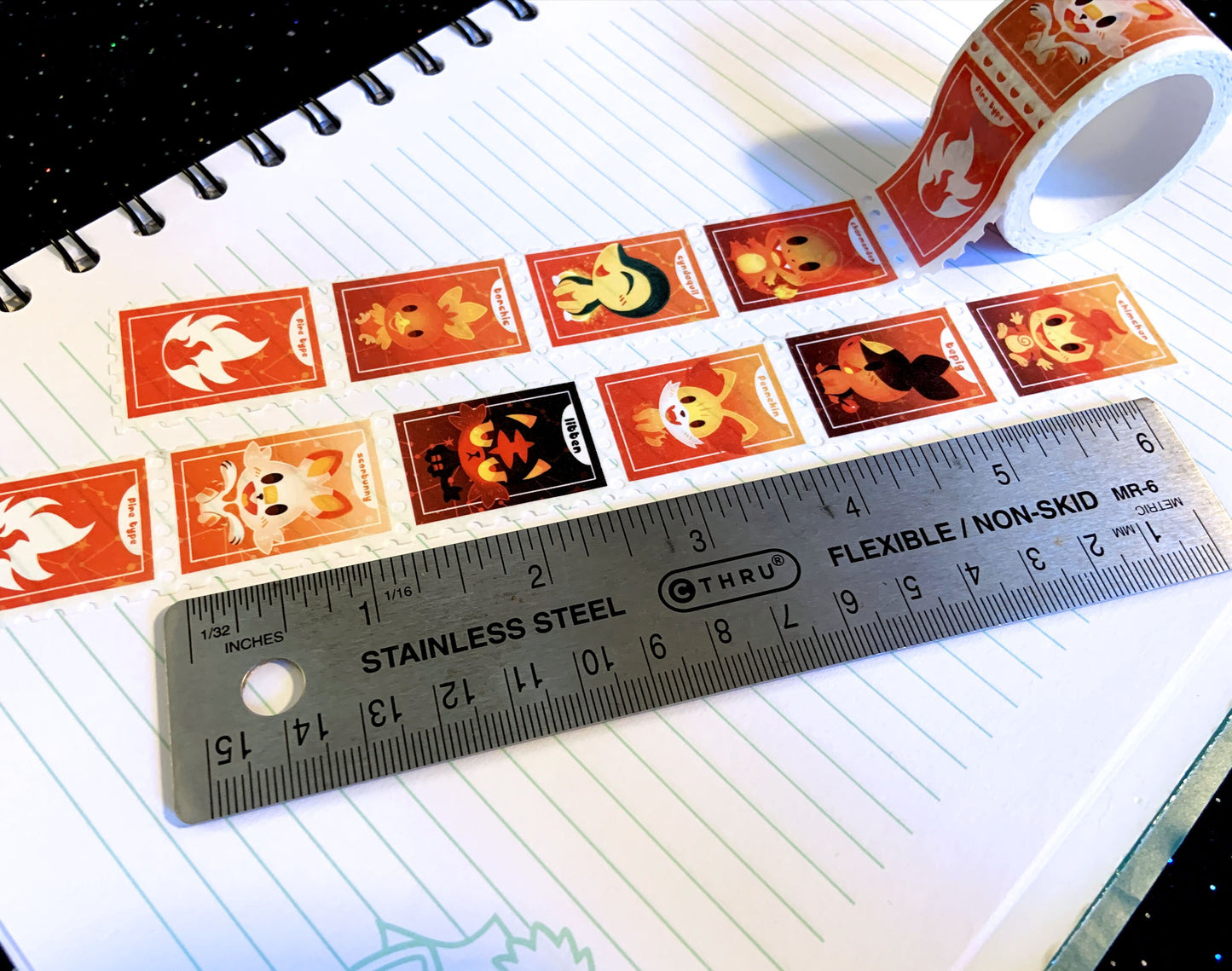 Water Starters Stamp Washi Tape