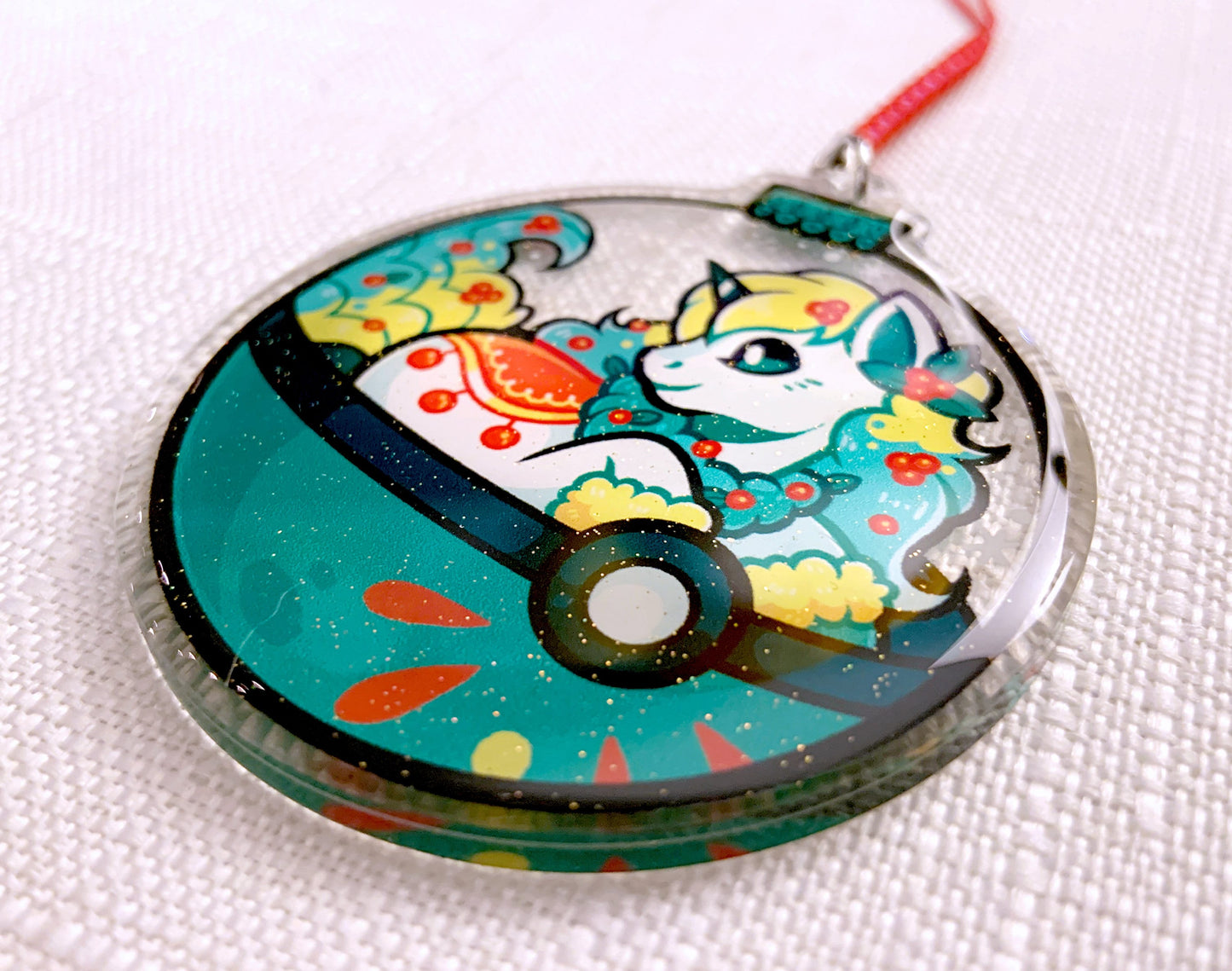 Glaceon 2.5" Acrylic Ornament